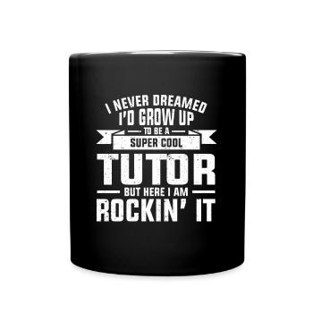 Tutor Geschenk Tutor - Tasse einfarbig - Schwarz - Vorne