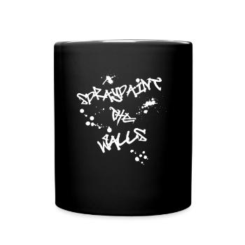 Spraypaint Les murs - Mug uni - noir - Devant