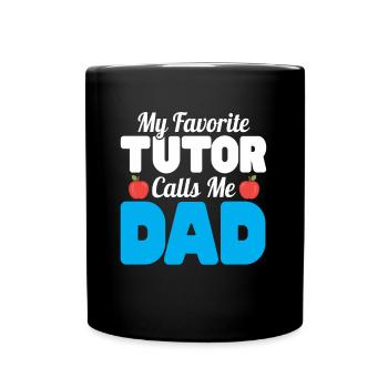 Tutor Geschenk Tutor - Tasse einfarbig - Schwarz - Vorne