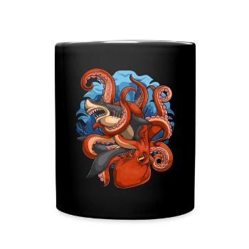 Sea Animal Octopus Ocean Animal Shark Gift Octopus - Mug uni - noir - Devant