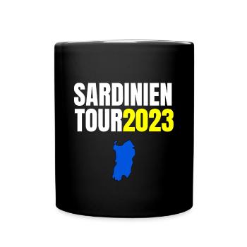 Sardaigne Tour 2022 T-shirt vacances été - Mug uni - noir - Devant