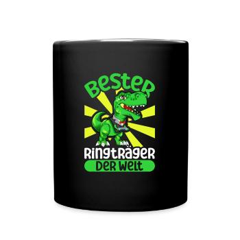Bester Ringträger der Welt - Tasse einfarbig - Schwarz - Vorne