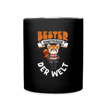 Bester Ringträger der Welt - Tasse einfarbig - Schwarz - Vorne