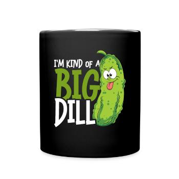 Dill Pickle Pickle Cadeau Concombre Drôle - Mug uni - noir - Devant