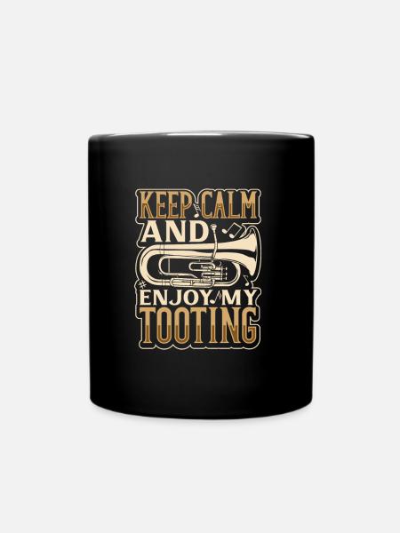 Enjoy my tooting - Euphonium - Mug uni - noir