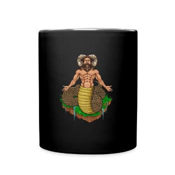 Slavic god Veles - Full Colour Mug - black - Front