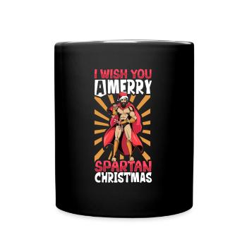 Joyeux Noël - Spartans - Mug uni - noir - Devant