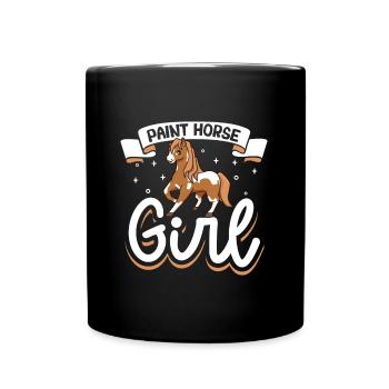 Paint Horse Girl - Mug uni - noir - Devant