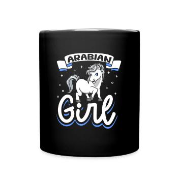 Arabian Girl - Full Colour Mug - black - Front