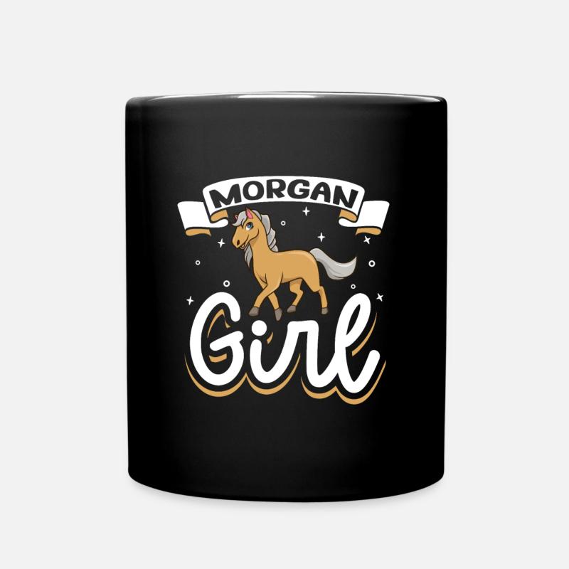 Morgan Girl - Tasse einfarbig - Schwarz