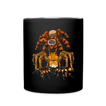 Tarentule Tarentule Arachnide Cadeau Araignée - Mug uni - noir - Devant