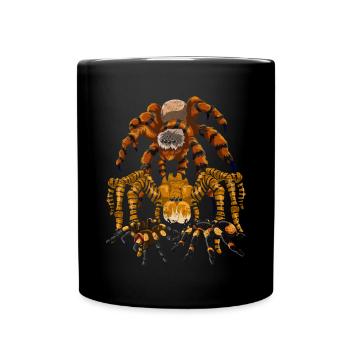 Tarantula Arachnid Tarantula Gift Spider - Full Colour Mug - black - Front