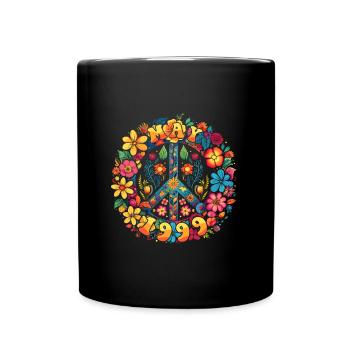 Flower Power Hippie Anniversaire - Mai 1999 - Mug uni - noir - Devant