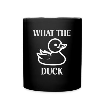 What the duck - Mug uni - noir - Devant
