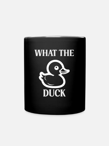 What the duck - Mug uni - noir