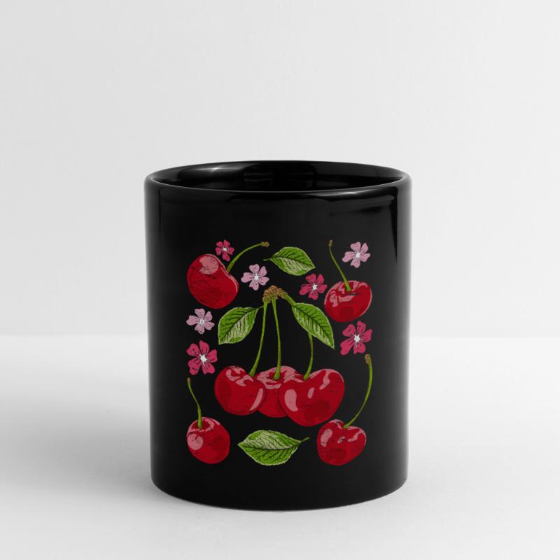 Cherry Blossoms Summer Fruit Gift Sakura Cherry Full Colour Mug