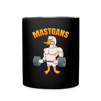 Fitness Ausdauer Muskeltraining Sport Fitness - Tasse einfarbig - Schwarz - Vorne
