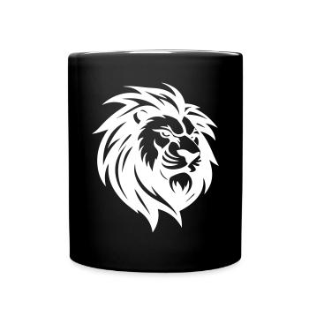 Lion - Mug uni - noir - Devant