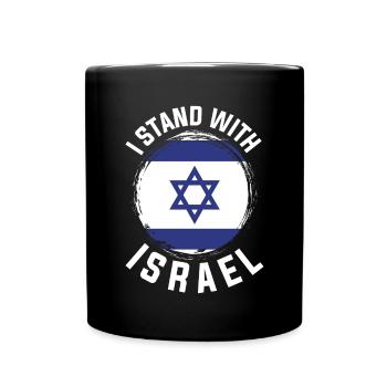 Drapeau israélien Étoile de David Cadeau Israël - Mug uni - noir - Devant