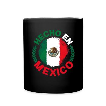 Hecho En Mexique Mexique Drapeau Cadeau Mexique - Mug uni - noir - Devant