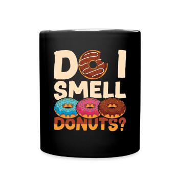Donut Snack Candy Gift Funny Donuts - Mug uni - noir - Devant