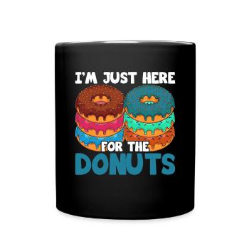 Candy Sprinkle Donut Cadeau Donut Drôle - Mug uni - noir - Devant
