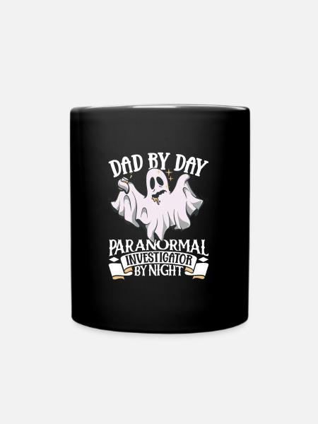 Papa ist Geisterjäger - Tasse einfarbig - Schwarz