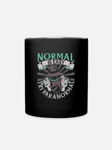 Try Paranormal - Ghostbusters - Full Colour Mug - black