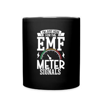 EMF Meter Signals - Ghostbusters - Full Colour Mug - black - Front