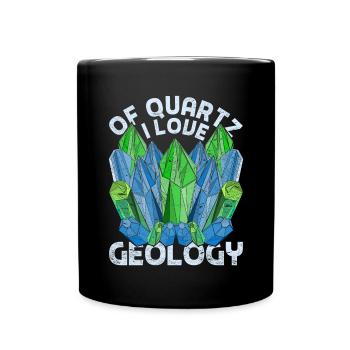Collecteur de roches de quartz Bien sûr, j’aime la géologie - Mug uni - noir - Devant