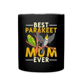 Beste Sittich Mama Muttertag Geschenk Sittich - Tasse einfarbig - Schwarz - Vorne