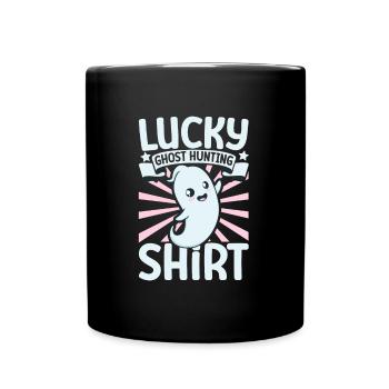 SOS Fantômes - Chasse aux fantômes chanceux - Mug uni - noir - Devant
