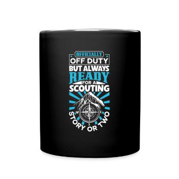 Officially Retired - Scout Supervisor - Full Colour Mug - black - Front