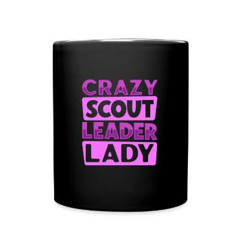 Crazy Girl Scout - Full Colour Mug - black - Front
