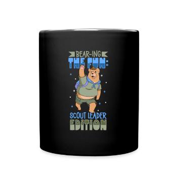 Bear - Scout Instructor - Full Colour Mug - black - Front