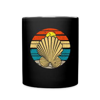 Coque rétro - Mug uni - noir - Devant