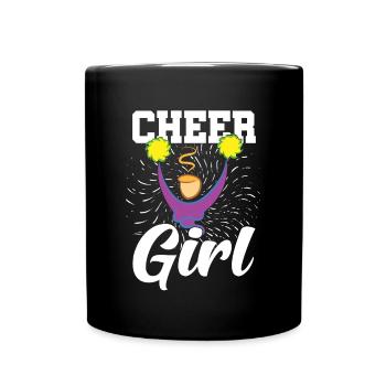 Cheerleading Cheer Girl Gift Cheerleader - Mug uni - noir - Devant