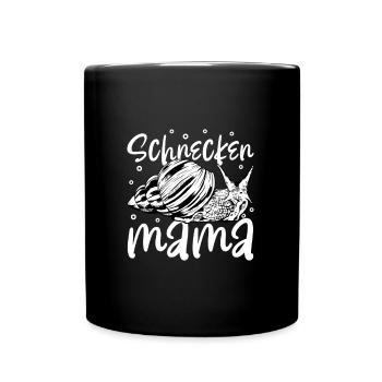 Snail lover - snail mom - Full Colour Mug - black - Front