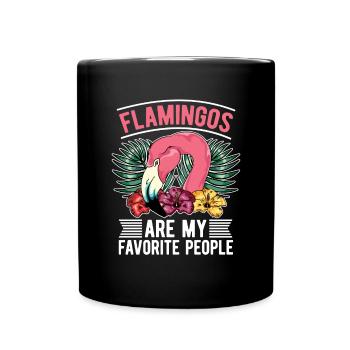 Cadeau d’animal drôle d’oiseau tropical - Mug uni - noir - Devant
