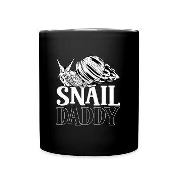 Snail Owner - Snail Daddy - Full Colour Mug - black - Front