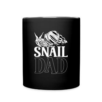 Snail Owner - Snail Daddy - Full Colour Mug - black - Front