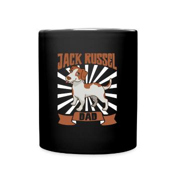 Jack Russel Dad - Jack Russel Terrier - Full Colour Mug - black - Front