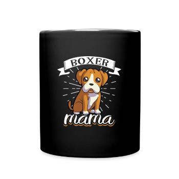 Boxer Maman - Boxeur - Mug uni - noir - Devant