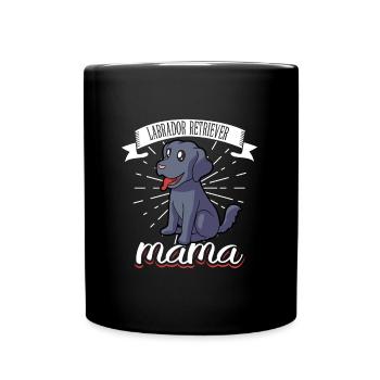Labrador Retriever Mom - Labrador Retriever - Full Colour Mug - black - Front