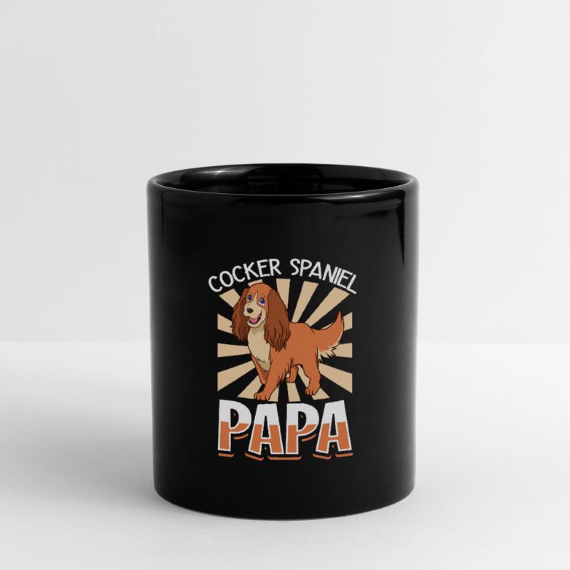 Cocker Spaniel Papa - Cocker Spaniel Tasse einfarbig