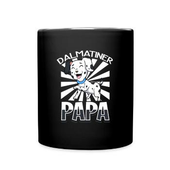 Dalmatian Papa - Dalmatian - Full Colour Mug - black - Front