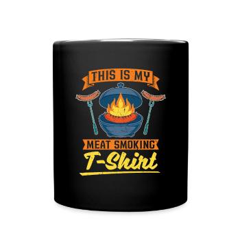 This Is My Meat Grilling T Shirt Grilling - Full Colour Mug - black - Front