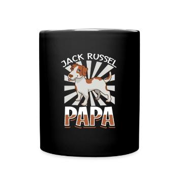Jack Russel Dad - Jack Russel Terrier - Full Colour Mug - black - Front