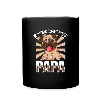 Pug Dad - Pug - Mug uni - noir - Devant