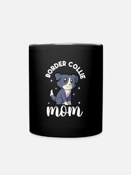 Border Collie Maman - Border Collie - Mug uni - noir